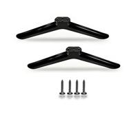 Pieds TV Universel,2 PCS Pieds Universels avec 4 Vis de Fixation,Compatibles avec Les Supports TV Samsung,LG,JVC et Hisense,avec Base Antidérapante,Socle pour Support TV