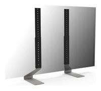 Erard Paire de pieds TV Fit-Up XXL pour TV 40-85" Noir et Argent