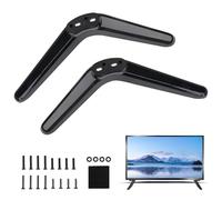 Pieds TV Universel pour TCL Support Pied Tele Compatibles avec Les Téléviseurs TCL Roku 32, 40, 49, 50 et 55 Pouces avec Vis Coussinet Anti-Rayures Facile Installer Trous Montage de 17 à 20mm