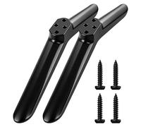 Pieds universels pour TV - Base antidérapante en ABS - Pieds de rechange avec vis - Compatible avec Samsung, LG, TCL, Hisense TV, noir