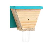 Piège À Abeilles Charpentières en Bois | avec Boîtier Amovible en Bois Naturel pour Apiculture | Appât pour Piège,pour Maison Jardin Terrasse Balcon Pelouse Ferme Élevage d'Abeilles