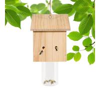Piège à abeilles en bois, piège à abeilles de charpentier pour l'extérieur - Dispositif de capture pour verger, jardin, terrasse, cour