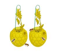 Piège à abeilles, piège à guêpes à énergie solaire - Contrôle des mouches pour pique-nique, terrasse, pelouse, balcon, jardin, jardin, piscine, patio, jardiniers