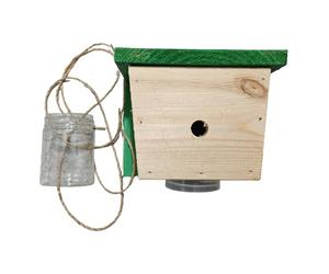 Piège à abeilles pour l'extérieur - En bois réutilisable anti-fuite, piège à abeilles de charpentier - Piège à essaim - Pour patio, porche, jardin, terrasse, cour, arbre, avant-toit, branches