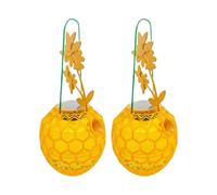 Piège à abeilles pour l'extérieur - Piège à guêpes solaire d'extérieur pour frelons - Contrôle des mouches pour pique-nique, terrasse, pelouse, balcon, jardin, jardin, piscine, patio, jardiniers