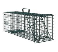 vidaXL Piège à animaux Vert 61 x 20 x 21.5 cm Acier