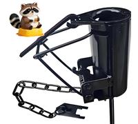 Piège à animaux réutilisable robuste avec trou sombre pour un contrôle humain dans les fermes, les cours et les jardins, gérez en toute sécurité les visiteurs indésirables raton laveur