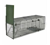 Piège à animaux - vidaXL - 1 porte - Maille métallique robuste - Poignée pliable