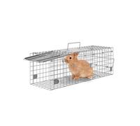 Piège à Animaux Vivants 61x20,3x20,3cm Pliable avec Poignée Piège pour Lapins
