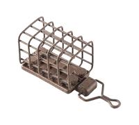 Piège à appât pour poisson-chat | Piège à appât carré pour pêche à la carpe | Système de pêche de style européen FXRL Cage à appât carrée poids plomb nidier avec appât, petit Z