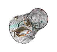 Piège à appâts de pêche - Escalier Lobster | Floating Cast Net | Pliable Heavy Duty for Aquarium Collecte Récifs de Survie Seining Zones de Marée