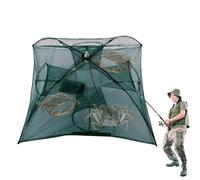 Piège à appâts de pêche pliable 4/10/16 trous, accessoires de pêche portables, filet de capture pour , anguilles, crabe