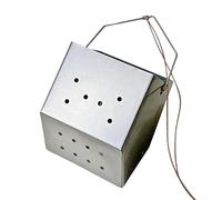 Piège à appâts pour la pêche - Distributeur d'appâts inférieur à point fixe, outil de nidification facile à libérer, support de boîte à leurres léger pour étangs, poisson-chat