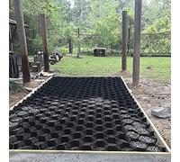 Piège à boue pour allée - 5,1 cm de haut - Design nid d'abeille - Idéal pour les fondations - Piège à boue par grille - Pour pelouse et paysage