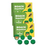 Piège à Cafard, Produit Anti Cafard Blatte | Lot de 12 pastilles répulsives aux cafards, dispositif pour la maison, cuisine et placards