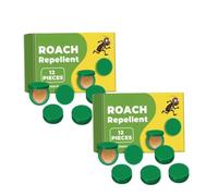 Piège à Cafard, Produit Anti Cafard Blatte | Lot de 12 pastilles répulsives aux cafards, dispositif pour la maison, cuisine et placards
