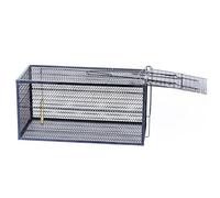 Piège À Cage for Animaux Vivants, Cage À Rongeurs À Libération Humaine, Installation Simple avec Gants for Lapins, Chats Errants, Écureuils, Mouffettes, Marmottes Et Opossums(50 * 18 * 18cm)