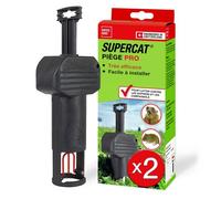 Piège à campagnols Pro SuperCat - Piège Efficace pour Rats des Champs et campagnols, Mécanisme breveté, Facile à Installer, Réutil