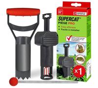 Piège à Campagnols SuperCat PRO avec Kit d’Accessoires - Piège Guillotine Efficace contre Campagnols et Mulots Mécanisme de Décle