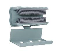 Piège à cheveux de bain - Support pour déchets de toilettes, surfaces en caoutchouc, 10,5 x 5,5 x 4,5 cm, dispositif de retrait adhésif réutilisable, solution de protection de plomberie, gestion des