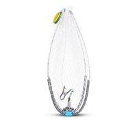 Piège à Crabe Pot Filaire Cage Filet Nasse Capture à Ressort Acier Inoxydable Pliable Ouverture Automatique Base Lestée avec Lien Central pour Douce, 50 50 Cm, Style to 1