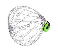 Piège à crabes en acier inoxydable résistant à la corrosion - Cage de pêche extensible automatique pour la pêche dans les océans - Cage à crabes antirouille avec structure métallique renforcée