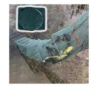 Piège à crevettes et crabes Pliable de 7,9 à 52,5 Pieds de Long, Filet de pêche en Eau salée, piège Automatique et Capture Plus de Poissons Facilement(Long16m/52.5Ft)