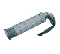 Piège à crevettes et crabes pliable - Panier de pêche pliable pour libérer les prises de homard - Maille en nylon avec cadre en acier - 1 m de long - Vert (une importation)