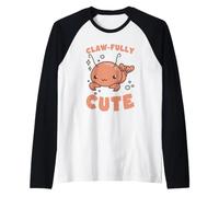 Piège à crevettes Kawaii Mignon et griffonnant - Animal de l'océan Manche Raglan