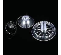 Piège À Escargots Transparent en Plastique, Taille S/L, Durable Et sans Produits Chimiques - Design Spécial avec Trou D'aération, Facile À Utiliser pour Aquarium Et Bassin