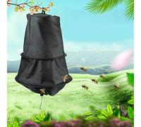 Piège à essaim d'abeilles ZenithAur doté d'une Conception en Fil d'acier à Trois Couches, d'un boîtier inférieur sécurisé et d'une Boucle supérieure pour Le Montage sur Poteau, Un