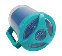 Piège à feuilles de piscine avec panier extra large et couvercle facile à ouvrir, design transparent pour R211084, compatible avec HAYWARD W530 W560 et Zodiac W26705, construction en plastique bleu