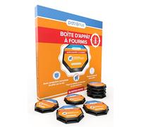 Piège à Fourmis Intérieur & Extérieur [8 Boîtes] Appât Anti Fourmis Maison Interieur avec Effet Nid - Élimine Les Fourmilières Efficacement - Discret, Prêt à l’Emploi, sans Odeur