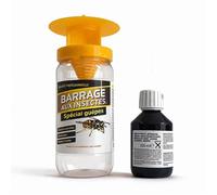 Piège à Frelon Asiatique et Guêpes avec Super Attractif Liquide - Qualité Professionnelle - Anti Guêpes et Frelons pour Extérieur