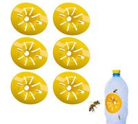 Piège à Frelon Asiatique Sélectif Réutilisable, Piège à Guêpes et Insectes en Plastique, Adapté aux Mouches des Fruits et Mouches de l’Olivier (6 pcs)