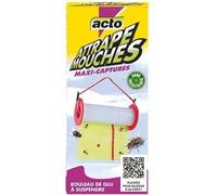 Piège à glu XXL sans Insecticide pour Mouches - Longueur 4 mètres, Enroulez, suspendez, et éliminez efficacement !