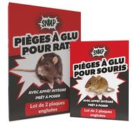 Piège à glu pour souris - lot de 2 plaques