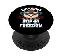 Piège à Gopher Explosive Gopher Freedom PopSockets PopGrip Adhésif