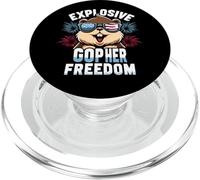 Piège à Gopher Explosive Gopher Freedom PopSockets PopGrip pour MagSafe