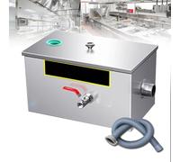 Piège À Graisse En Acier Inoxydable, Filtration 5 À 7 Niveaux, Taille: 30-100 Cm, Antirouille + Résistant À La Chaleur, Sortie D'eau:50 Mm,pour Un Usage Domestique Et Commercial ,1 hole-40*25*25