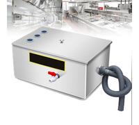 Piège À Graisse En Acier Inoxydable, Filtration 5 À 7 Niveaux, Taille: 30-100 Cm, Antirouille + Résistant À La Chaleur, Sortie D'eau:50 Mm,pour Un Usage Domestique Et Commercial ,3 hole-80*40*40