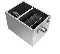 Piège à Graisse en Acier Inoxydable Intercepteur de Graisse Détachable Séparateur Graisse Commercial pour Eaux Usées, pour Cuisine et Restaurant