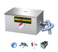 Piège à graisse en acier inoxydable, séparateur huile-eau pour cuisines commerciales, intercepteur de graisse sous évier avec cloisons amovibles