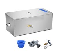 Piège à Graisse en Acier Inoxydable, séparateur sous évier pour Cuisine et resta évier pour Cuisine et Restaurant, Outil de plomberie Indispensable pour Une élimination Efficace des Graisses