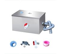 Piège à graisse professionnel en acier inoxydable, piège à graisse robuste sous évier pour restaurants, traiteurs et industrie alimentaire avec entrées supérieures, outil essentiel pour la g