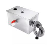 Piège à graisse Séparateur d'eau d'huile d'intercepteur de piège à graisse d'acier inoxydable de 350*200*200mm for des outils de traitement des eaux usées de cuisine de Restaurant Faire du processus d