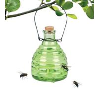 Piège à guêpes d'extérieur à suspendre | Piège à abeilles en verre pour l'extérieur | Cage pour verger, arbre, jardin, terrasse, cour, maison, extérieur
