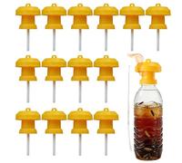 Piège à Guêpes,Haoyanger 15PCS Piège à Guêpes Extérieur Réutilisable Abeilles Mouche Insectes Frelons Suspendre Pièges Fruits Direct Pot Miel Attrayant pour Jardin Intérieur