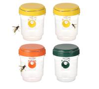 Piège à Guêpes Insectes, Piège Frelon Asiatique, Modèle avec Lumière/Version standard，Attrape-Guêpes Réutilisable à Double Canal, pour Jardin Balcon Extérieur