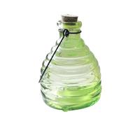 Piège À Guêpes, Petit Pot Suspendu en Verre pour Guêpes, Pot À Miel Appâté, PotSuspendu Portable pour Frelons, Piège À Abeilles Réutilisable en Verre, Contrôle Efficace des Insectes pour Vergers Jard